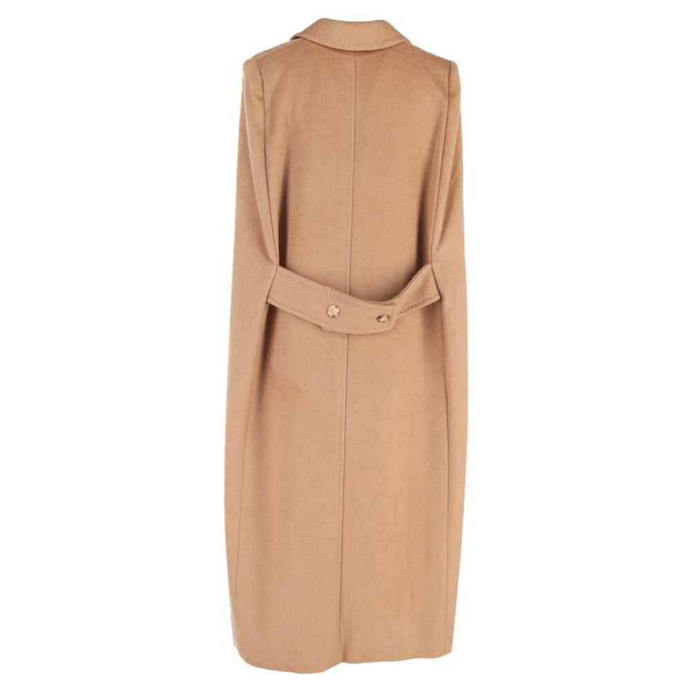 Max Mara Cape Long Coat in Beige Cashmere - Picture 3 of 3